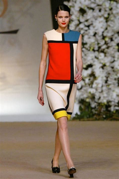 yves st laurent mondrian dress.